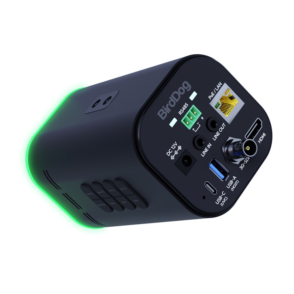 BirdDog MAKI Ultra Black. 2160P (4K UHD) Box Camera with 12x Zoom