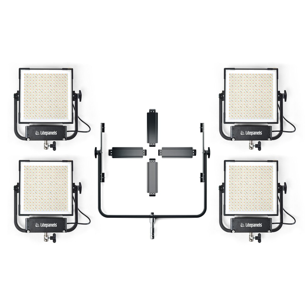 Litepanels Gemini 1x1 Hard Quad Array Light Kit