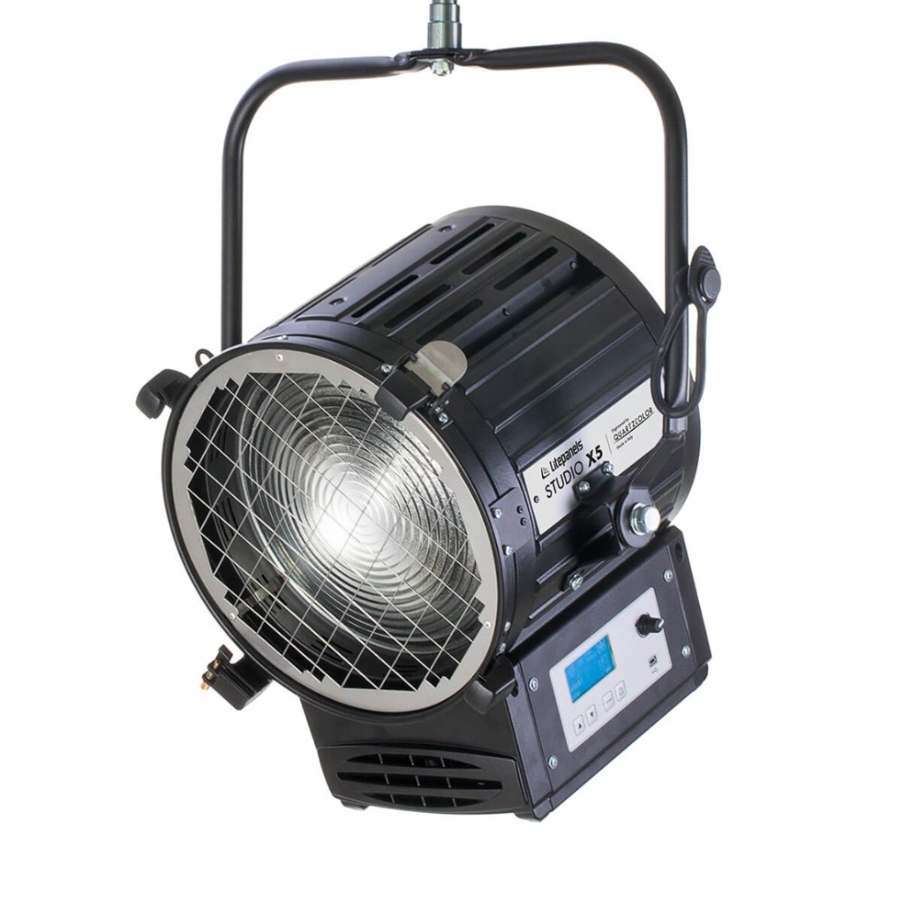 Litepanels Studio X5 Daylight 200W LED Fresnel (standard yoke, EU power cable)