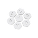 BirdDog rear numbers White for P110 / P120 (4-5-6-7-8-9-0)